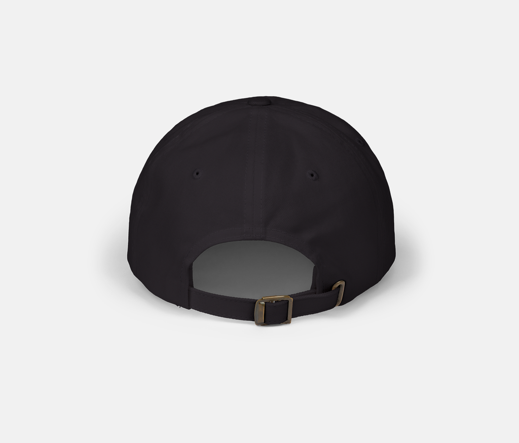 Black Muted Logo Hat