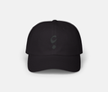 Black Muted Logo Hat
